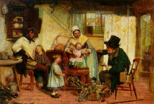 David Henry Friston The Toy Seller France oil painting art